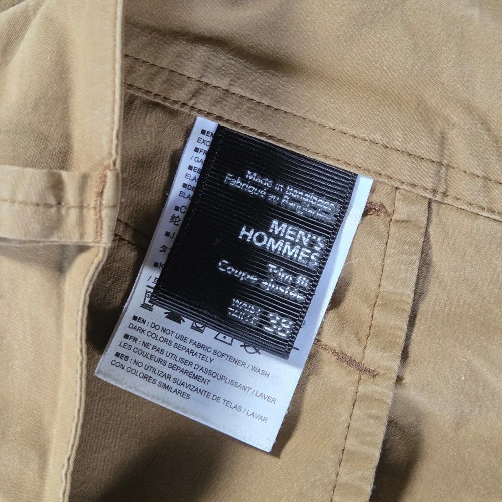 Arcteryx Shorts Mens 38 Khaki Stowe Cargo Pocket Cotton Blend Hiking Bird 12